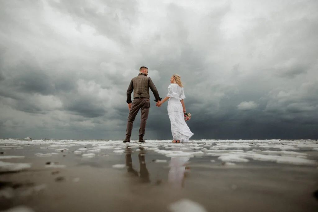 Wenn das Wetter nicht mitspielt bei der Inselhochzeit